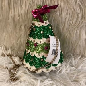 Betsey Johnson Christmas Tree Crossbody Bag